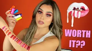 Kylie Cosmetics 100% HONEST 21st Bday Collection Review, Swatches & Tutorial | Aidette Cancino