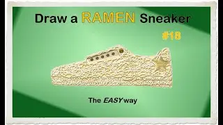 How to Draw with Ease | #18 Drawing Ramen Sneaker #art #design #msoffice