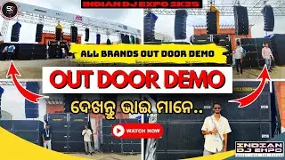 ALL TOP BRANDS🤩OUT DOOR SOUND DEMO 🎧|| INDIAN DJ EXPO 2K25 || 📍 DELHI PRAGATI MAIDAN || SK VLOGS RKL