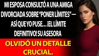 Consultó a su amiga divorciada por límites; yo puse el límite definitivo.
