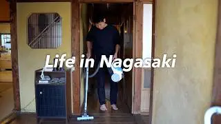 [Vlog] Life in an Old Japanese House in Nagasaki: Cleaning, Making Miso Soup, and Attending a Party