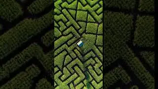 The huge Halloween's Corn Maze in Pennsylvania