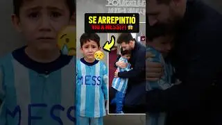 &iexcl;Conocer a Messi arruin&oacute; la vida de este ni&ntilde;o! 😢🔥