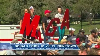 Donald Trump Jr. visits Johnstown