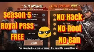 How To Get Season 5 Royale elite Pass FREE || 10000% GENUINE || NO HACK || NO ROOT || NO BAN ||