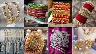 unique bangle designs for your special day#kangan designs#heavy bangles with latkan