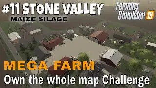 FS19 Stone Valley 2x #11 Big Maize Silage Harvesting MegaFarmChallenge Farming Simulator19 Timelapse