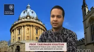 Prof. Tarunabh Khaitan, Oxford University | Supreme Court as Constitutional Watchdog | Law