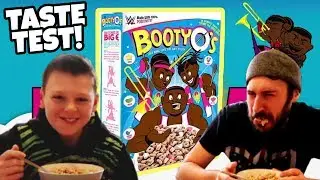 WWE BOOTY O CEREAL TASTE TEST!!! (Starring Josh)