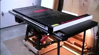 Sawstop Contractor saw custom mobile base