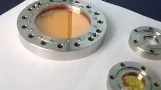 BaF2, CaF2, sapphire and ZnSe viewports for UHV chamber sales@dmphotonics.com