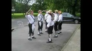 Letchworth Morris Men Jubilee Dance   Ilmington   31st May 2012