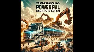 Massive Trucks and Powerful Diggers in Action