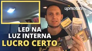 Lâmpadas LED TARPONN na luz Interna ; UPMOTORS