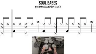 Soul Babes &ndash; Trinity College London Grade 1 | Drum Playthrough 🥁
