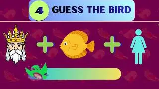 Guess the bird emoji quiz