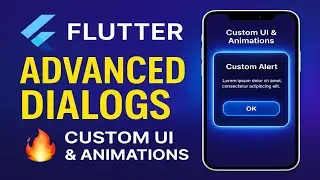Master Flutter Advanced Dialog Box | Custom Alert, Modal, Bottom Sheets UI Tutorial
