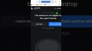 layer3 airdrop | How to Claim Layer3 airdrop #shorts #L3