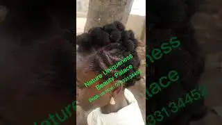 Beautiful Natural hairstyle.  #HealthyMane#NaturalCrown#CurlsUnleashed#AfroElegance#KinksAndTwist