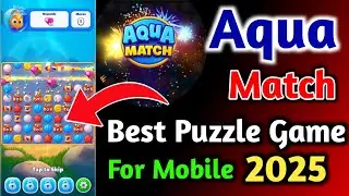 Aqua Match gameplay in mobile || Aqua Match Gameplay &ndash; Most Relaxing Puzzle Game Ever! | Spdtechub