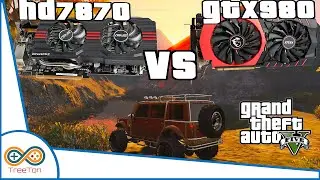ASUS HD 7870 vs MSI GTX 980 GAMING 4G - GTA 5 Benchmark