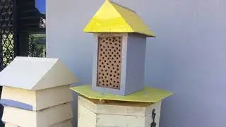 Bee Hive clay Solitary Bee Hotel