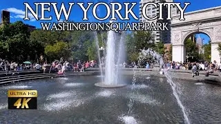 Washington Square Park Walking Tour | NYC 4K Urban Walk