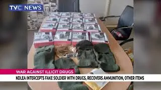 [LATEST] NDLEA Intercepts Fake Soldier With Drugs, Recovers Ammunition, Other Items