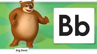 Oxford Phonics World student book level 1 - the alphabet - disc 1 - unit 1 -  Letter B - bear bird