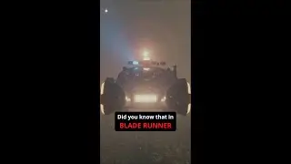 Did YOU Know That In   BLADE RUNNER