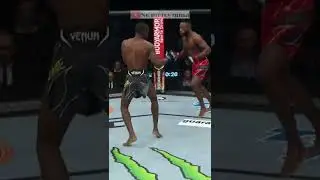 Craziest Flying knee knockout by Manel Kape #shorts #ufc #ufc275