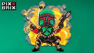 BOBA FETT 2D - The Book of Boba Fett - Pix Brix Instructions