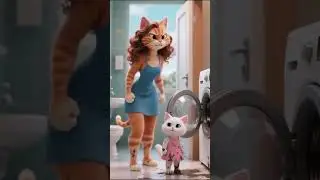 Step into a magical AI world of animated animals 🦁🐵🦊Perfect for kids to explore fun, colorful cat