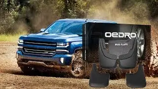 OEDRO Upgraded Front & Rear Mud Flaps |&nbsp;2014-2018 Chevy Silverado 1500