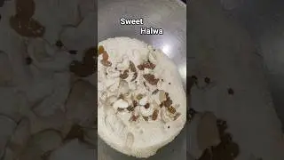 Dryfruit halwa 🍑 low sugar #dryfruit #sujihalwa #raisins #sweet #ytshorts