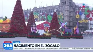 La Navidad llega al Zócalo de la CDMX con el nacimiento monumental | Noticias con Francisco Zea