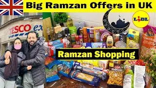 First Ramadan 2024 In UK | Grocery Shopping For Ramadan | Ramadan Shopping Vlog | Ramadan Uk Life