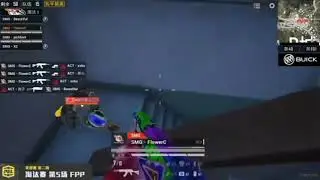 SMG FlowerC  1v4  ACT  PEL Final #pubg