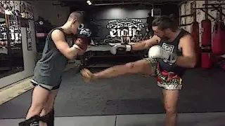 Muay Thai Basics: Missed Low Kick to Side Kick