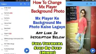 How To Change Mx Player Home Screen Photo (Hindi) | Mx Player Ki Background Photo kaise Change kare?