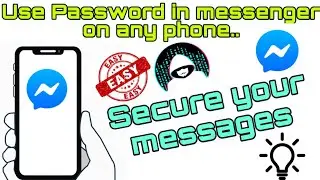 How to lock messenger in iOS 2020|Secure your message in fb|How to lock messenger in apple|New