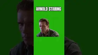 Arnold staring