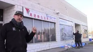 Toughskin SuperClear Rubber skin commercial wall application