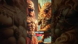 Narasimha vs. Sharabha : The Battle of Avatars || Sharabha avatar of Lord Shiva🕉️🚩#shorts #viral