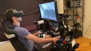 Microsoft Flight Simulator 2020 - Motion Sim from MotionGear 4UN in VR with the Varjo Aero
