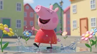 Peppa Pig Jumped Into a Puddle Splash 🐷💦 | Funny Toddler Song | Kids Rhymes