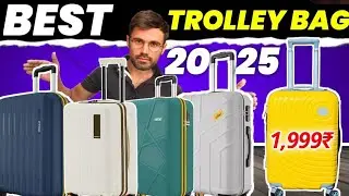 8 Wheels Best Travel Trolley Bag India 2025🔥Safari Eclipse HRX Suitcase🔥Under 20000🔥Cabin Luggage