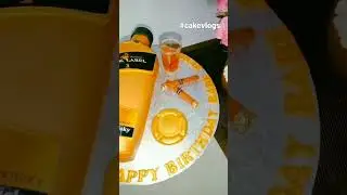 Blacklabel #customizedcakes#fondant #fondantcake #liquorcake  #blacklabel #cakeideas #cakevlog