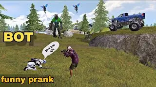 YE BOT HACKER HAI KYA 🤯🤣 FUNNY BOT PRANK | CRAZY GAMEPLAY @RakeshGamingShort 