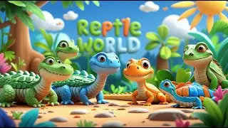 Reptil Ceria! Belajar Indonesia & English untuk Anak